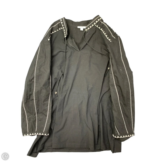 Top Long Sleeve By Chicos In Black, Size: 20