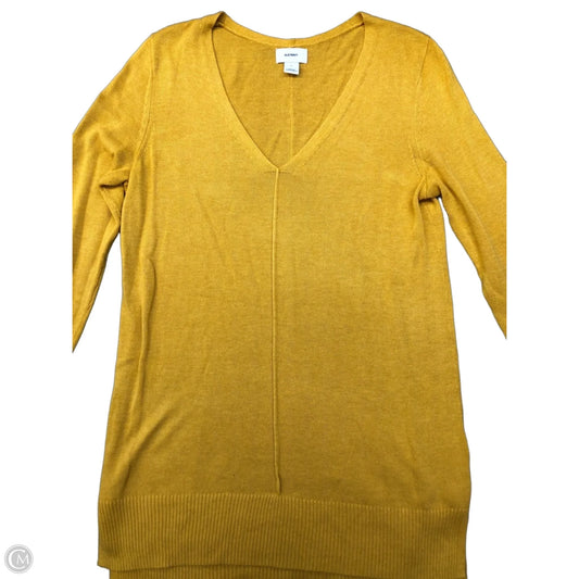 Dress Sweater By Old Navy In Yellow, Size: S