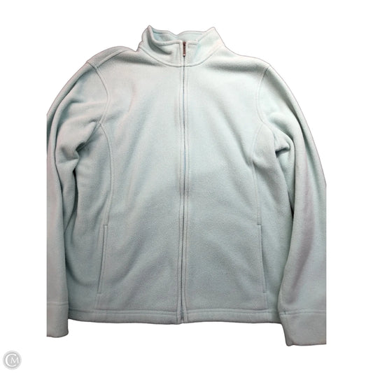 Jacket Fleece By L.l. Bean In Blue, Size: L
