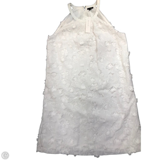 Dress Casual Midi By Ann Taylor In White, Size: 6