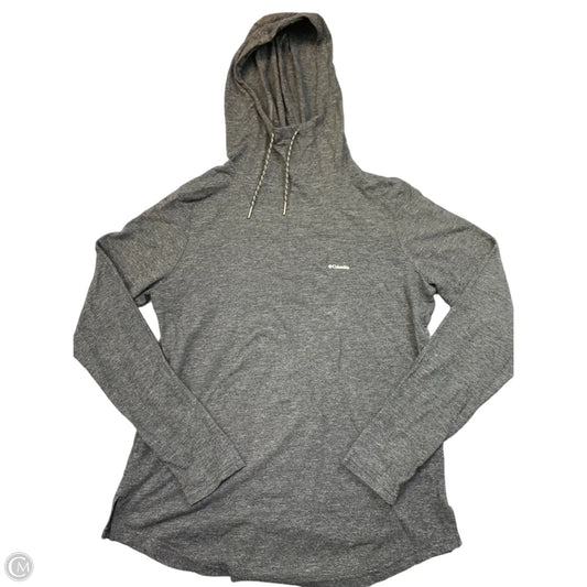 Sweatshirt Hoodie By Columbia In Grey, Size: L
