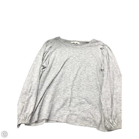 Top Long Sleeve By Loft In Grey, Size: Xl