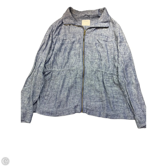 Jacket Shirt By Old Navy In Blue Denim, Size: Xl