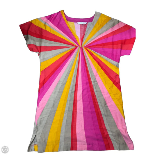 Dress Casual Short By Trina Turk In Pink & Tan, Size: M