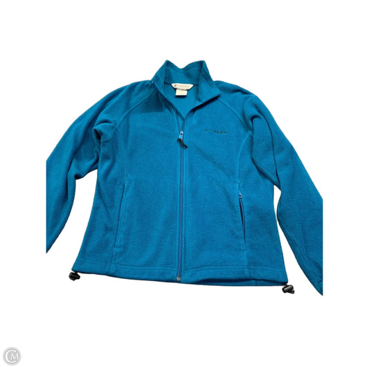 Jacket Fleece By Columbia In Blue, Size: M
