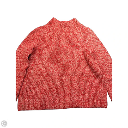 Sweater By Loft In Pink & Red, Size: S
