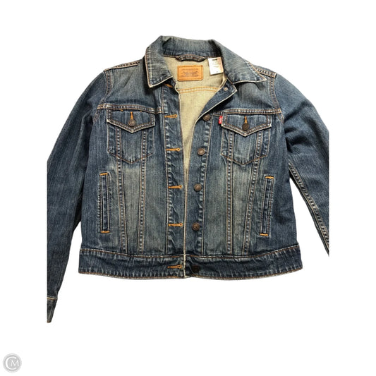 Jacket Denim By Levis In Blue Denim, Size: M
