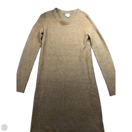 Dress Sweater By J. Crew In Brown, Size: Xxs