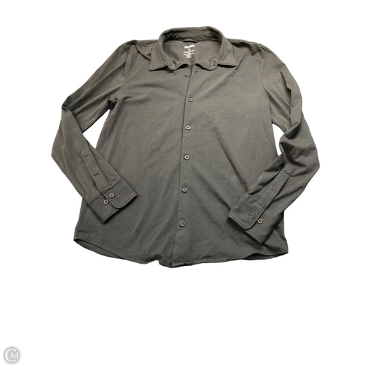 Top Long Sleeve By Clothes Mentor In Grey, Size: M