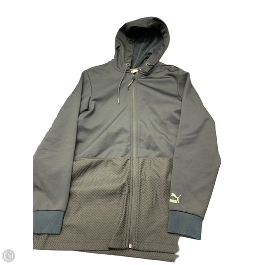 Athletic Jacket By Puma In Black, Size: S