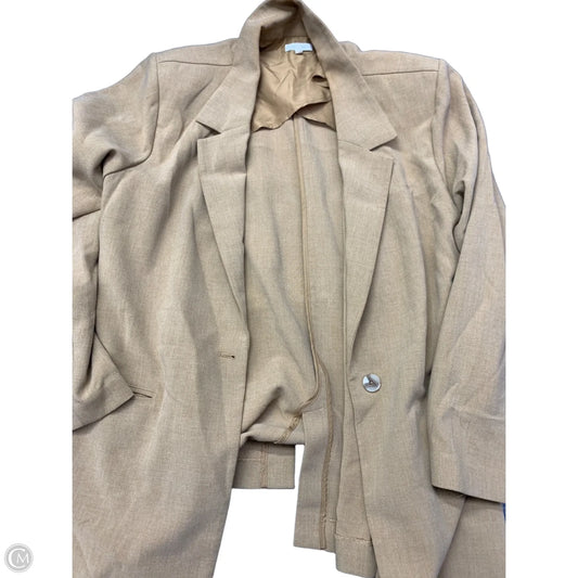 Blazer By Maurices In Tan, Size: Xxl