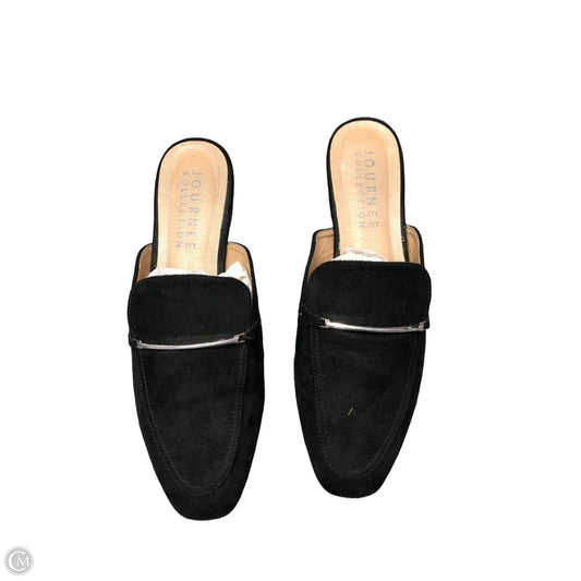 Shoes Flats By Journee In Black & Brown, Size: 7