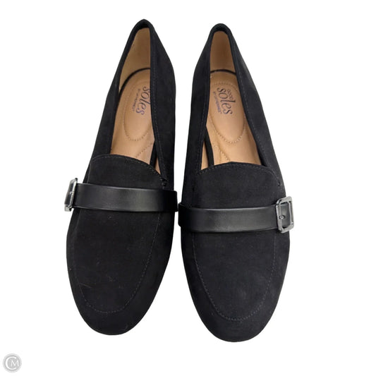 Shoes Flats By Catherines In Black, Size: 10