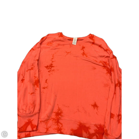 Top Long Sleeve By Joy Lab In Orange, Size: M