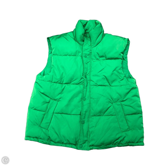 Vest Puffer & Quilted By Target In Green, Size: L