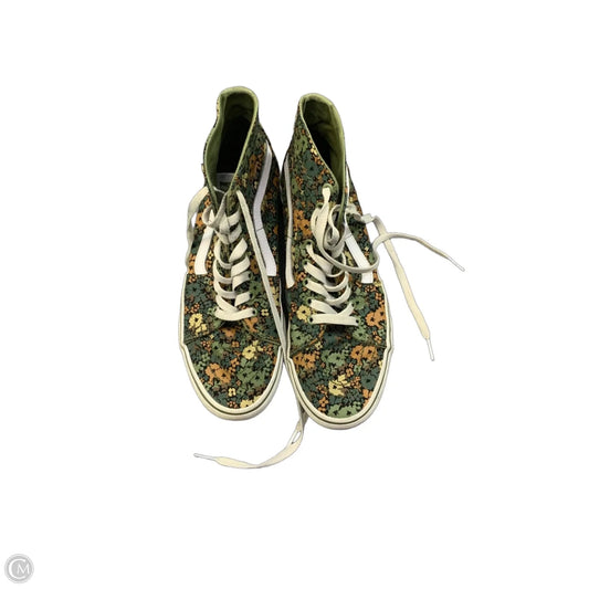 Shoes Sneakers By Vans In Floral Print, Size: 10