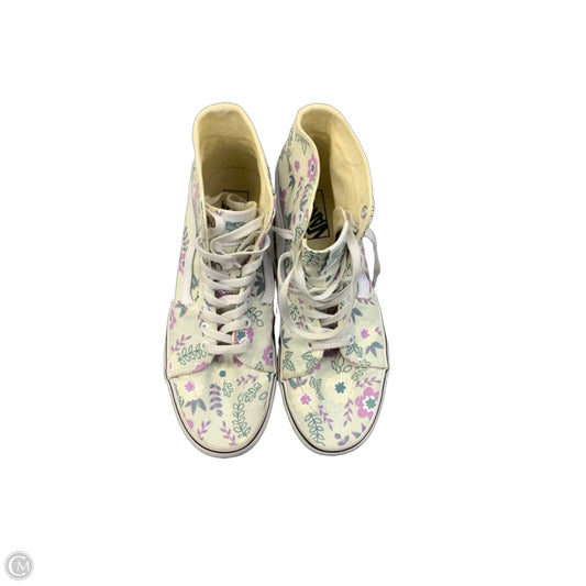 Shoes Sneakers By Vans In Floral Print, Size: 10