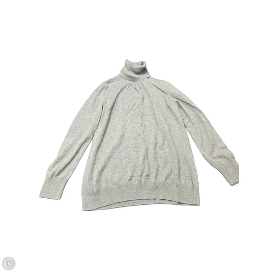 Sweater By Talbots In Grey, Size: 1x