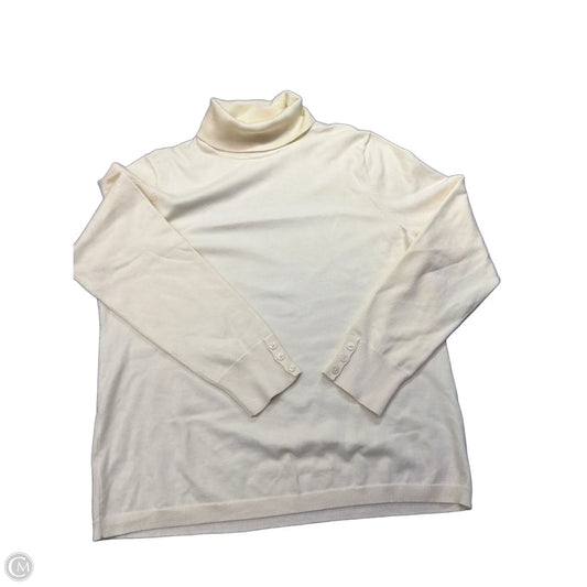 Sweater By Talbots In Cream, Size: Xl