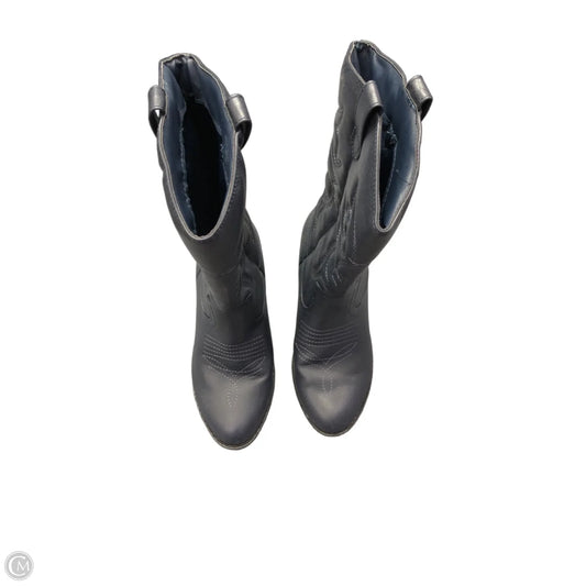 Boots Western By Clothes Mentor In Blue, Size: 6