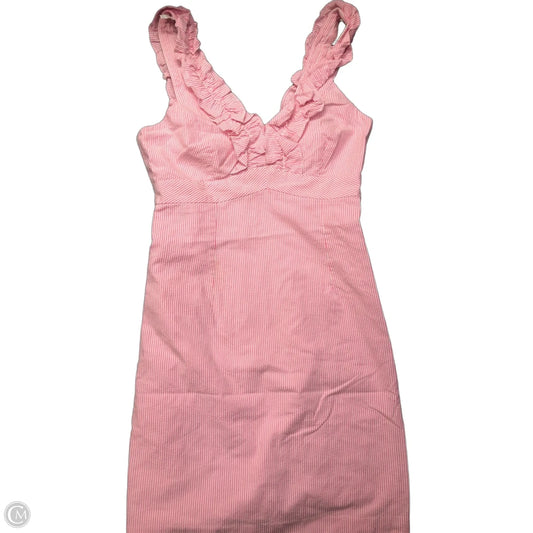 Dress Designer By Lilly Pulitzer In Pink & White, Size: 6