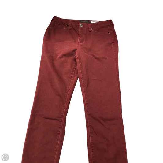 Jeans Jeggings By Aeropostale In Maroon, Size: 8