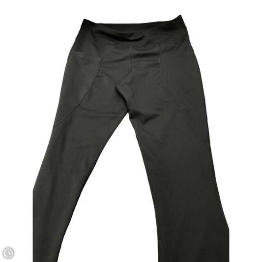 Athletic Leggings By Crane In Black, Size: L