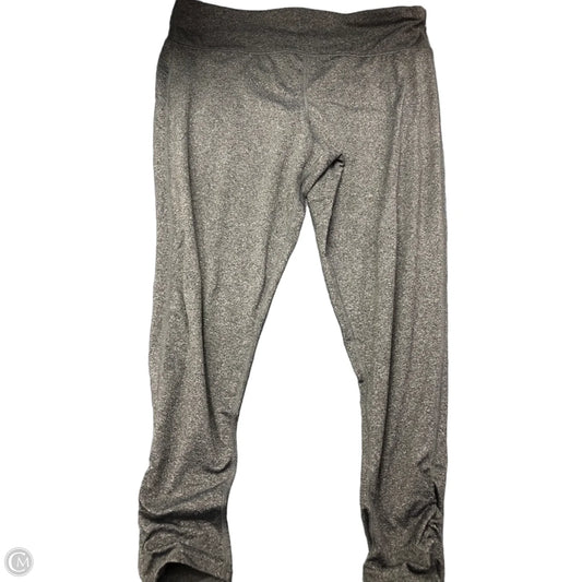 Athletic Leggings By Crane In Grey, Size: Xl