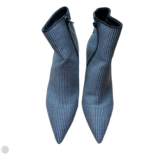 Boots Ankle Heels By Cabi In Grey, Size: 9