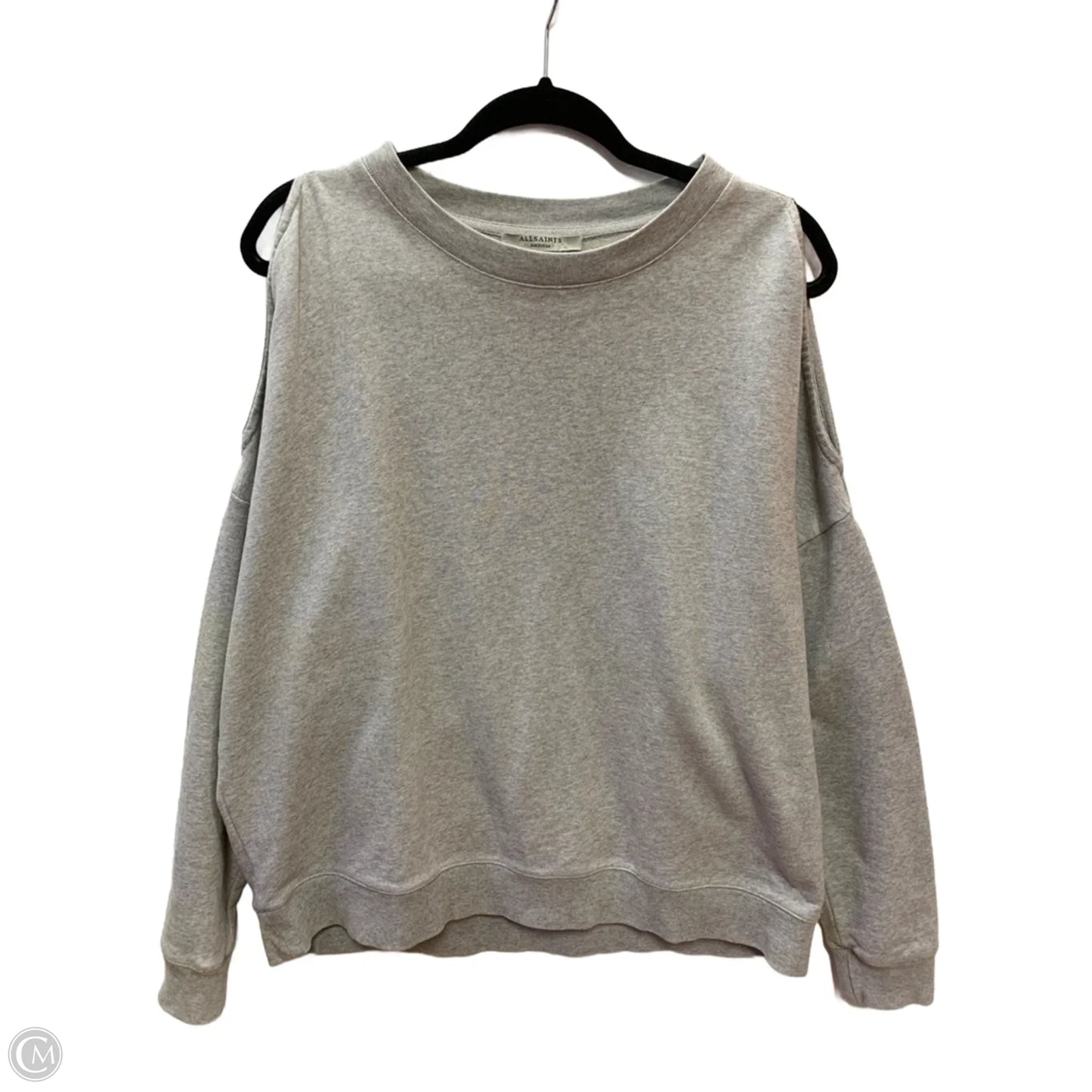 Sweatshirt Designer By All Saints In Grey, Size: M