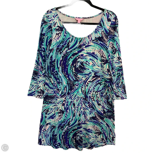 Dress Designer By Lilly Pulitzer In Blue, Size: L
