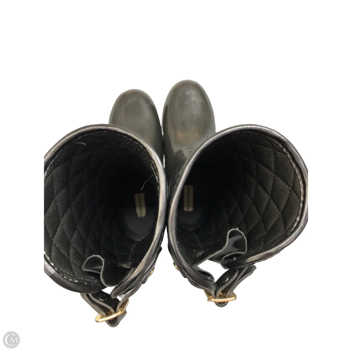 Boots Designer By Hunter In Black, Size: 7
