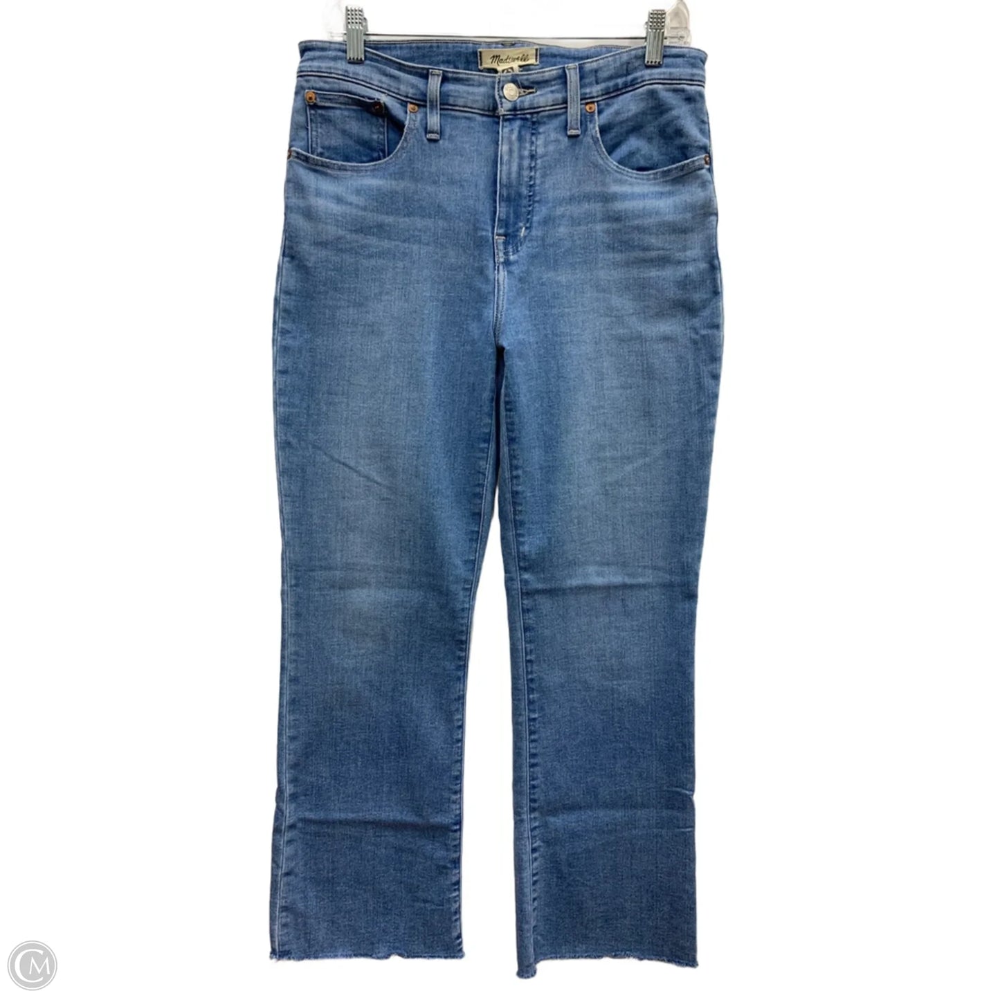 Jeans Flared By Madewell In Blue Denim, Size: 2l
