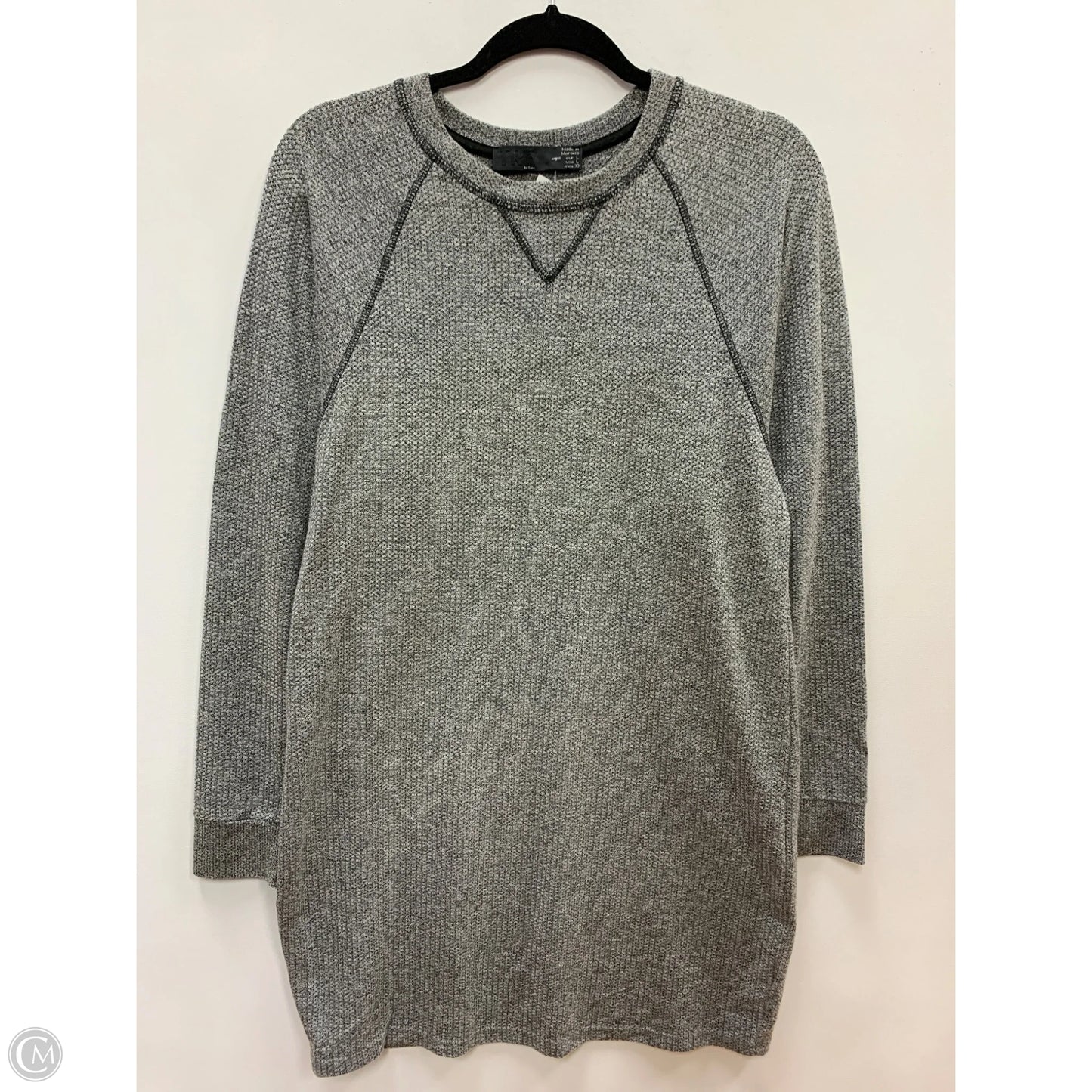 Top Long Sleeve By TRF In Grey, Size: L