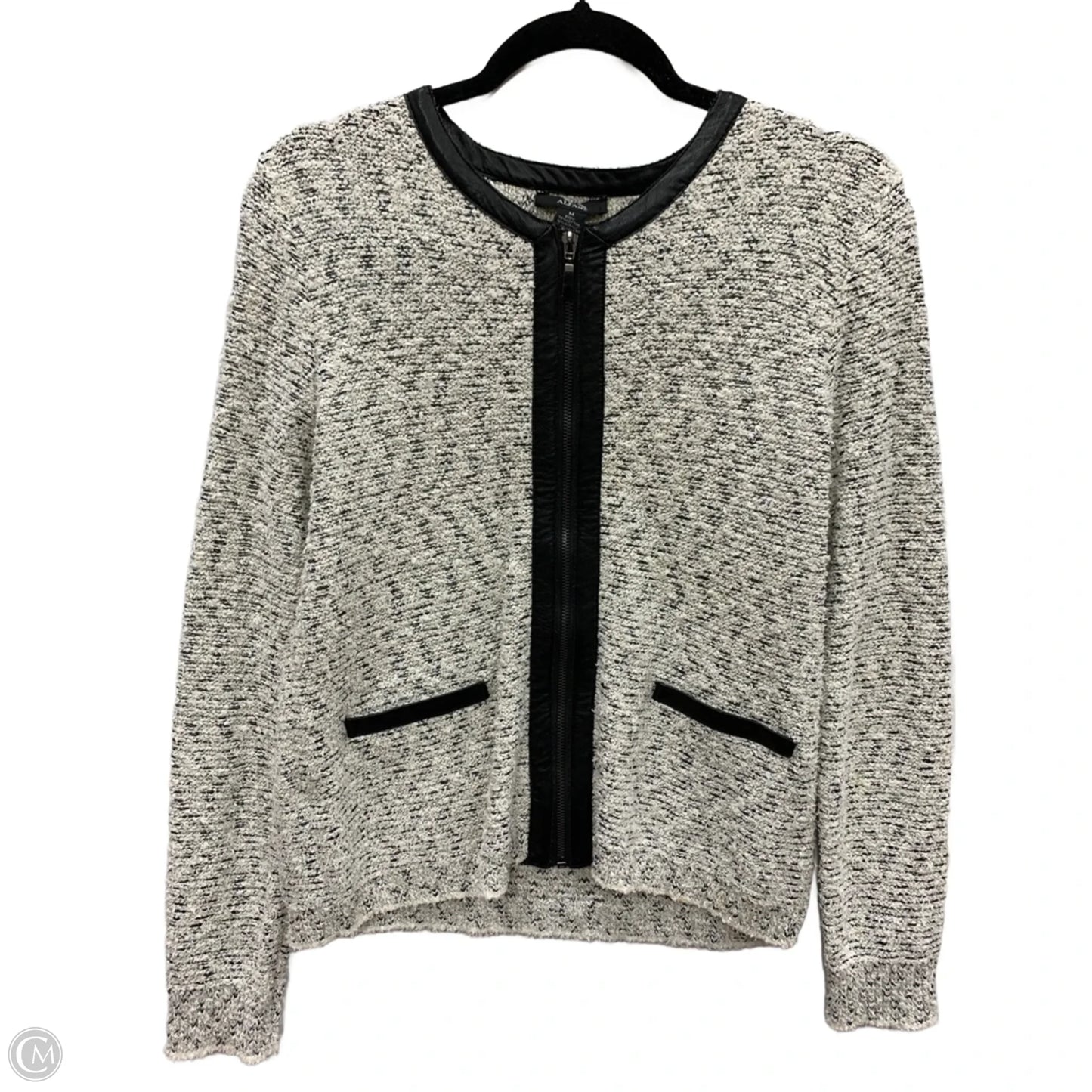 Jacket Other By Alfani In Black & White, Size: M