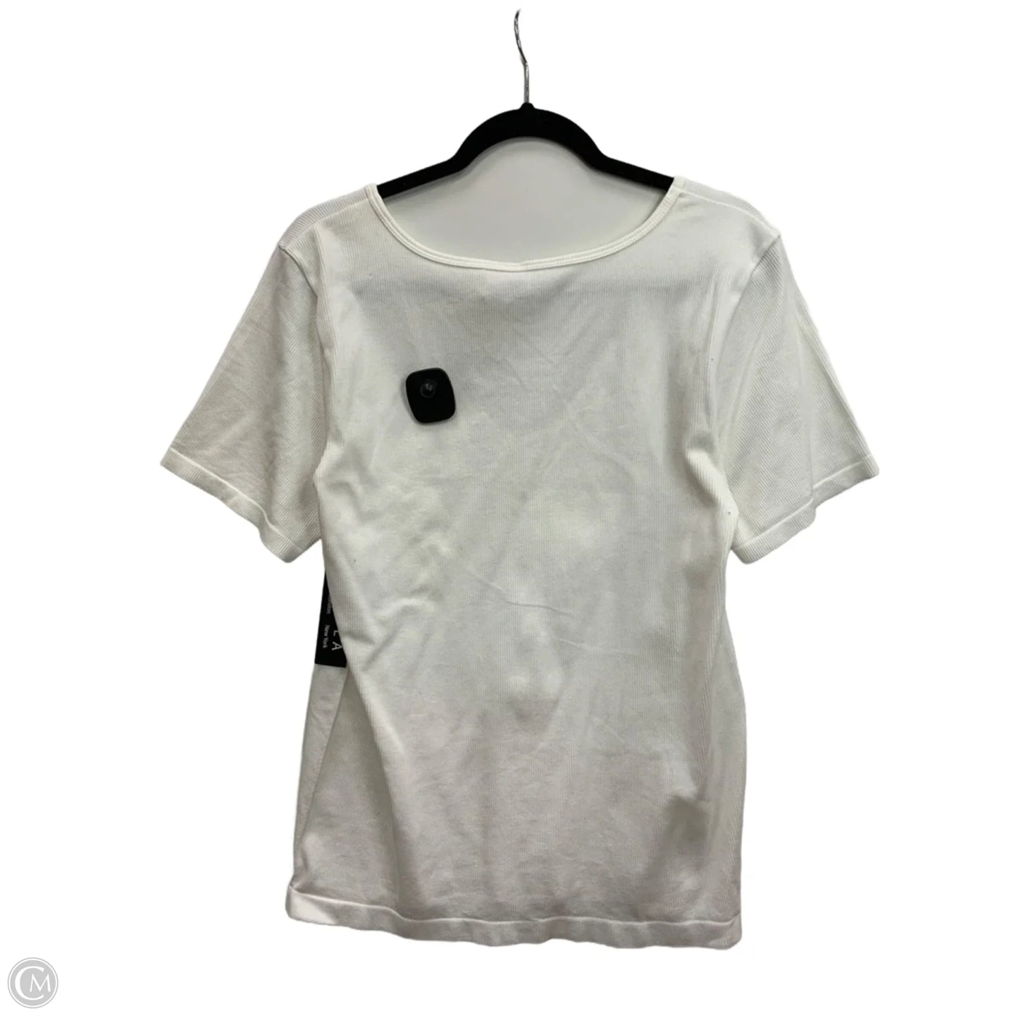 Top Short Sleeve By Clothes Mentor In White, Size: 3x