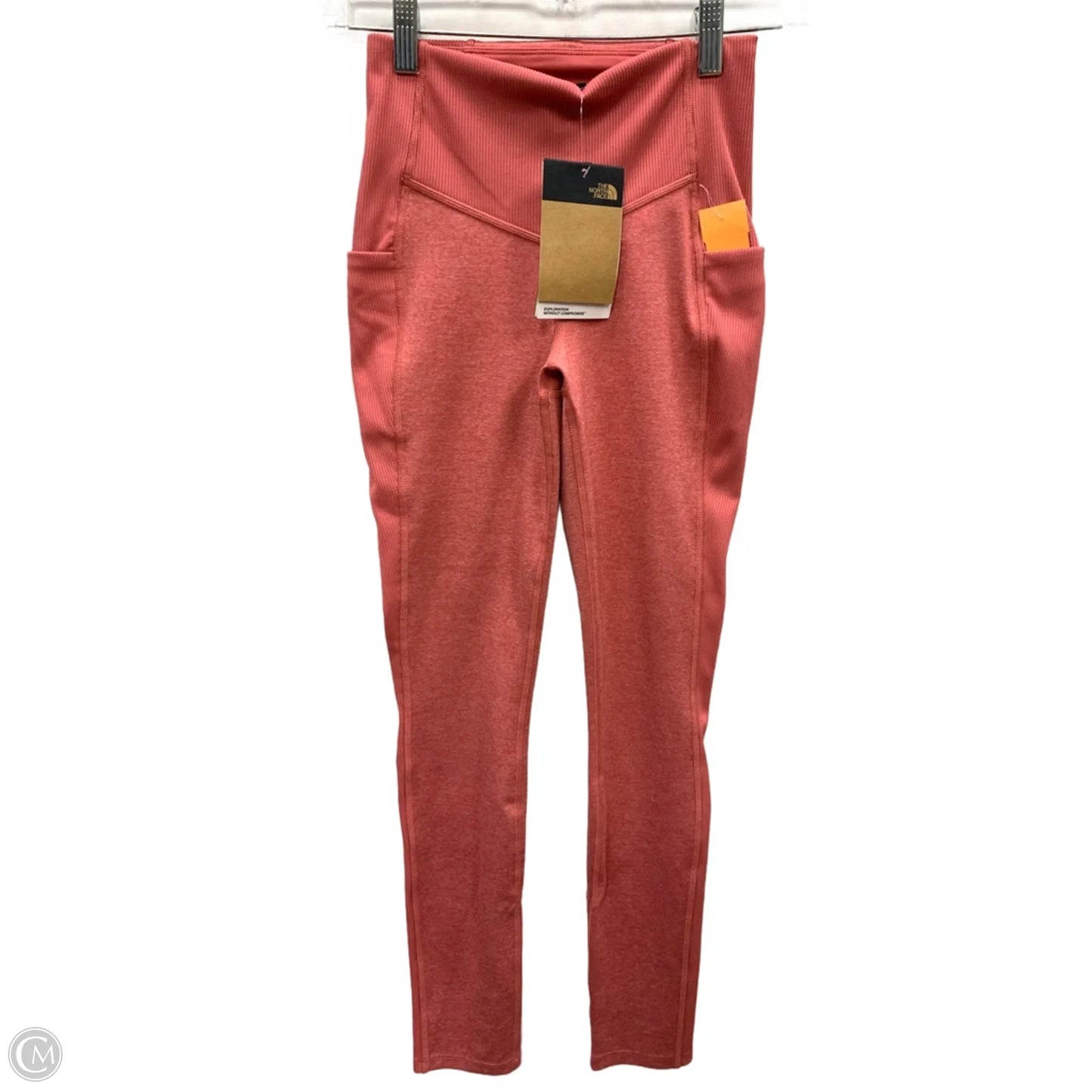Athletic Leggings By The North Face In Pink, Size: S
