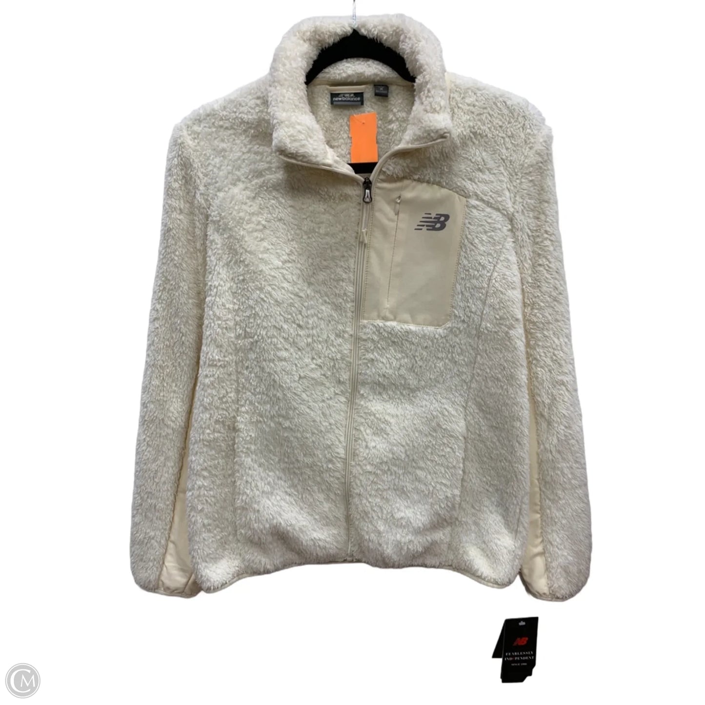 Jacket Other By New Balance In Cream, Size: M
