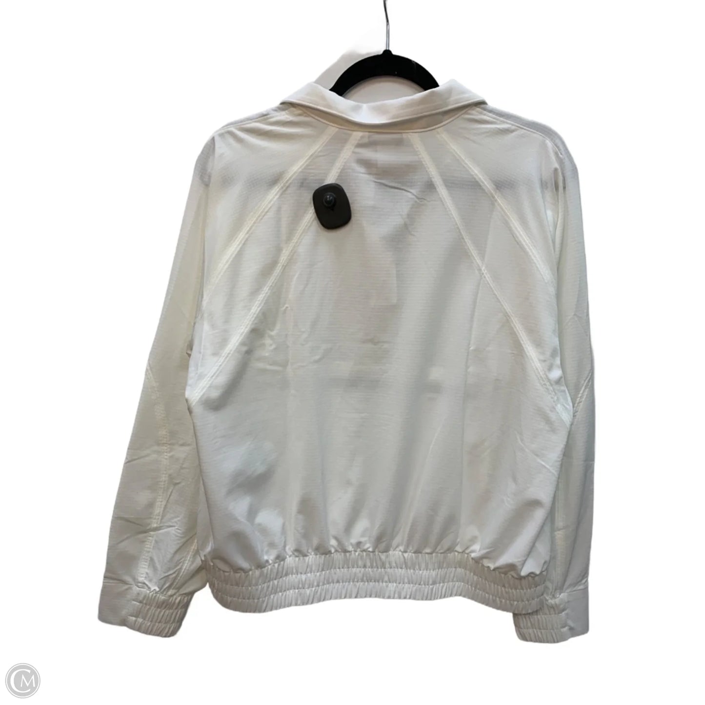 Athletic Sweatshirt Crewneck By Athleta In White, Size: M