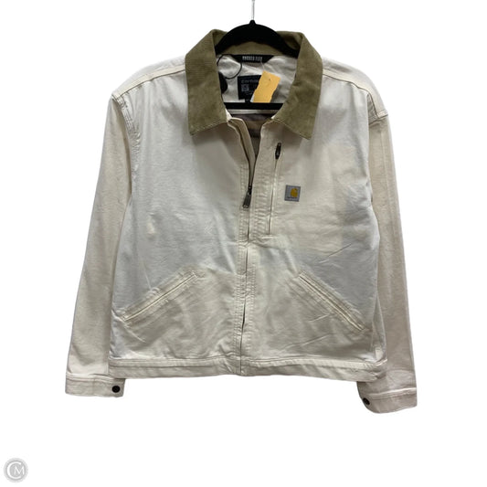 Jacket Utility By Carhartt In Cream, Size: M