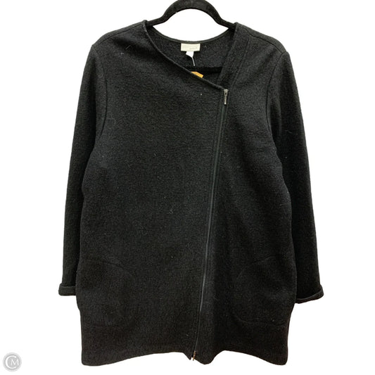 Coat Peacoat By Pure Jill In Black, Size: L