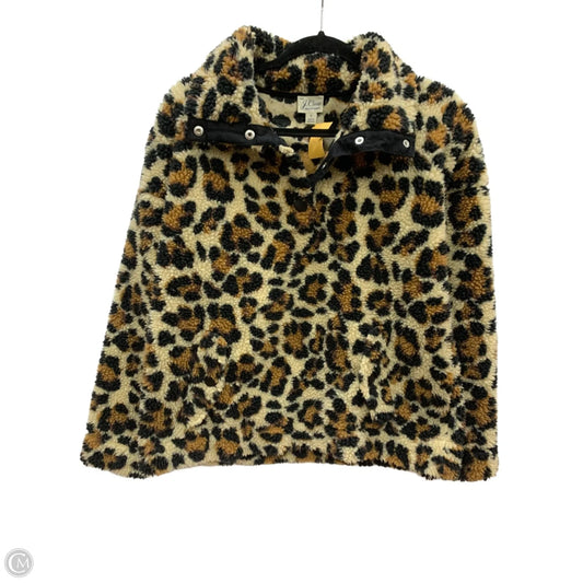 Sweatshirt Collar By J. Crew In Animal Print, Size: S