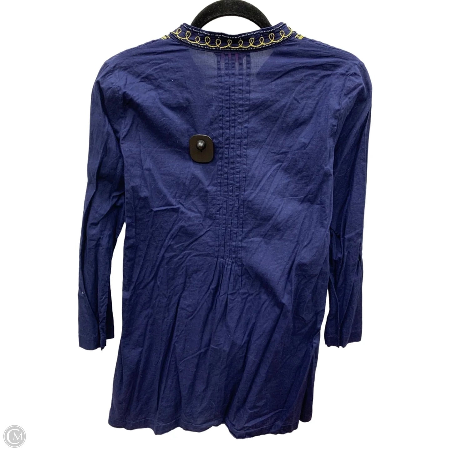Top Long Sleeve Designer By Lilly Pulitzer In Navy, Size: S