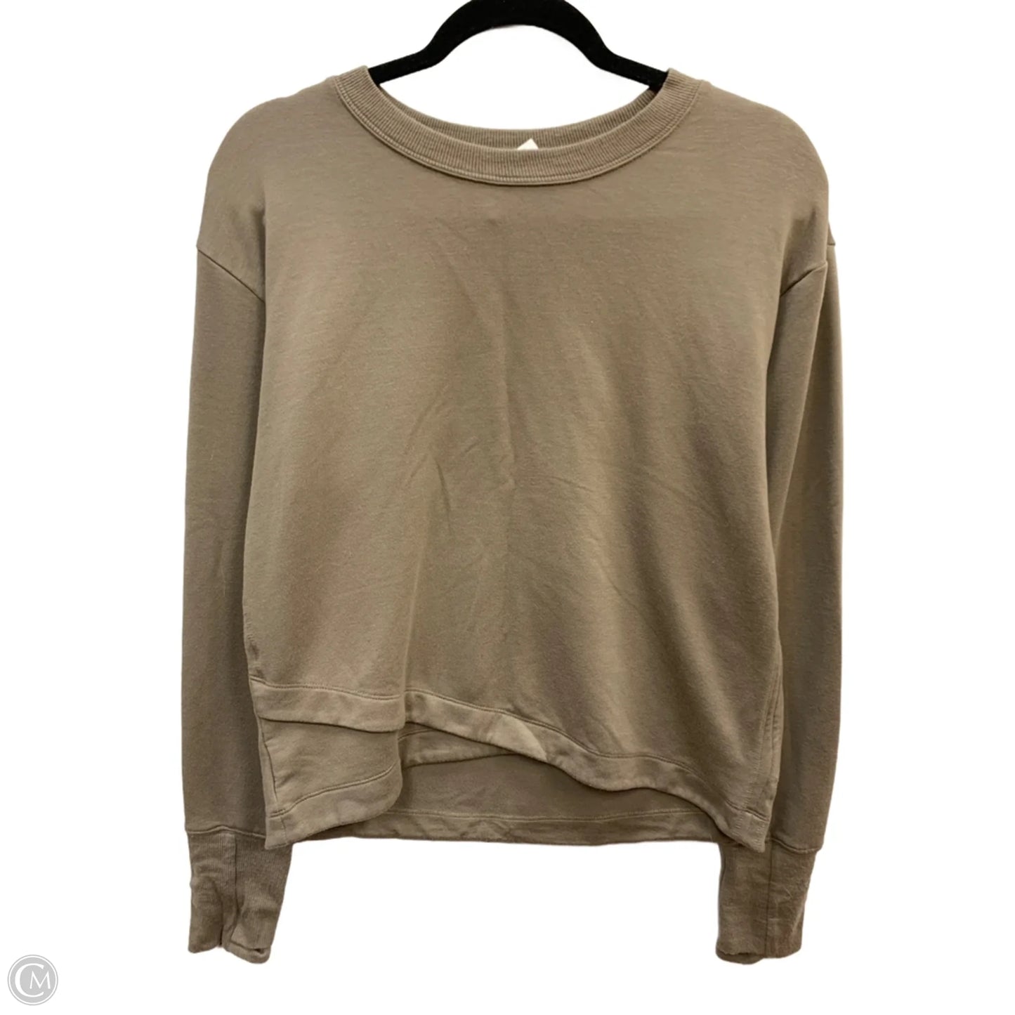 Sweatshirt Crewneck By Athleta In Brown, Size: S