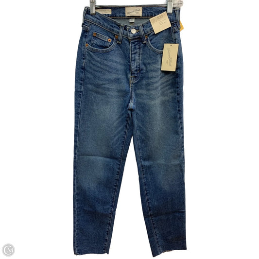 Jeans Straight By Universal Thread In Blue Denim, Size: 4