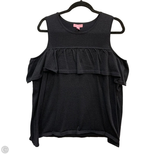 Top Long Sleeve Designer By Lilly Pulitzer In Black, Size: M