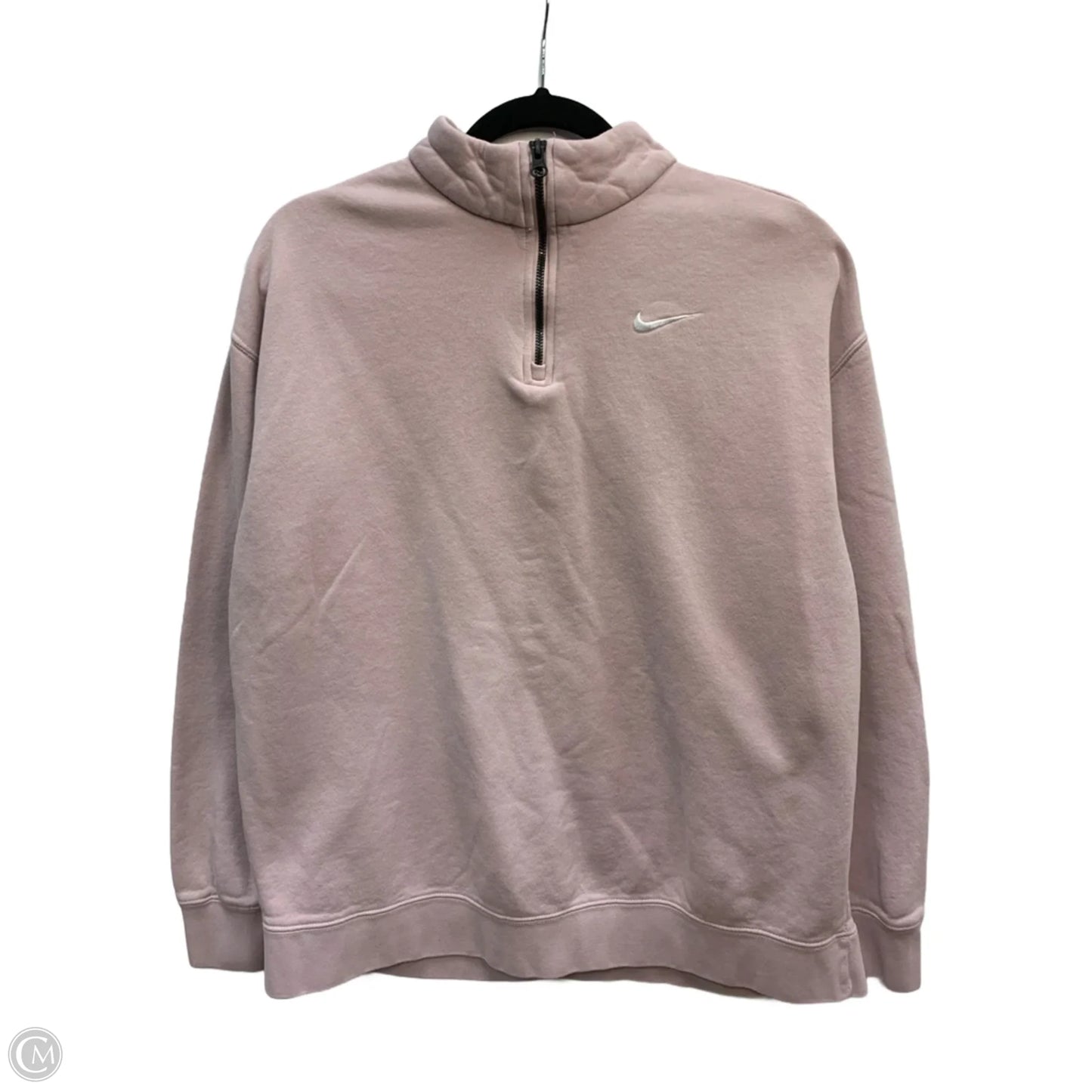 Sweatshirt Crewneck By Nike In Purple, Size: S