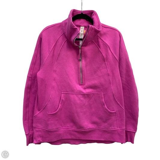 Sweatshirt Crewneck By Lululemon In Purple, Size: M