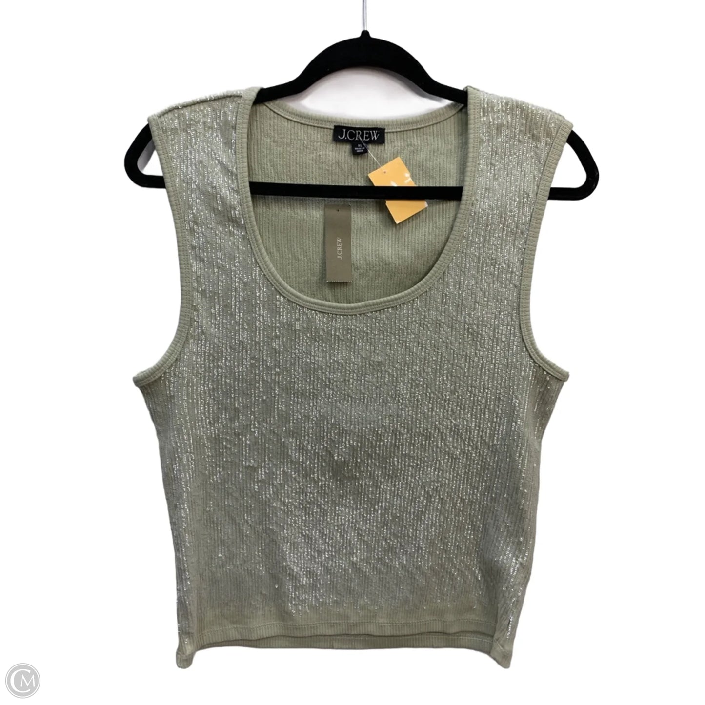 Tank Top By J. Crew In Green, Size: Xl
