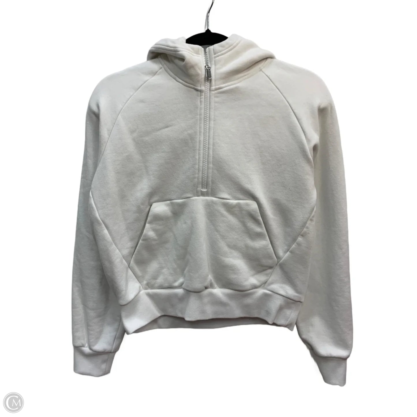 Sweatshirt Hoodie By Athleta In White, Size: Xs